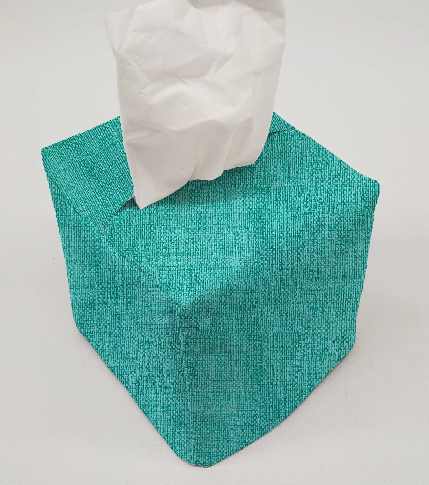 Faux Burlap Tissue Box Cover (8 Colors Available) | eBay