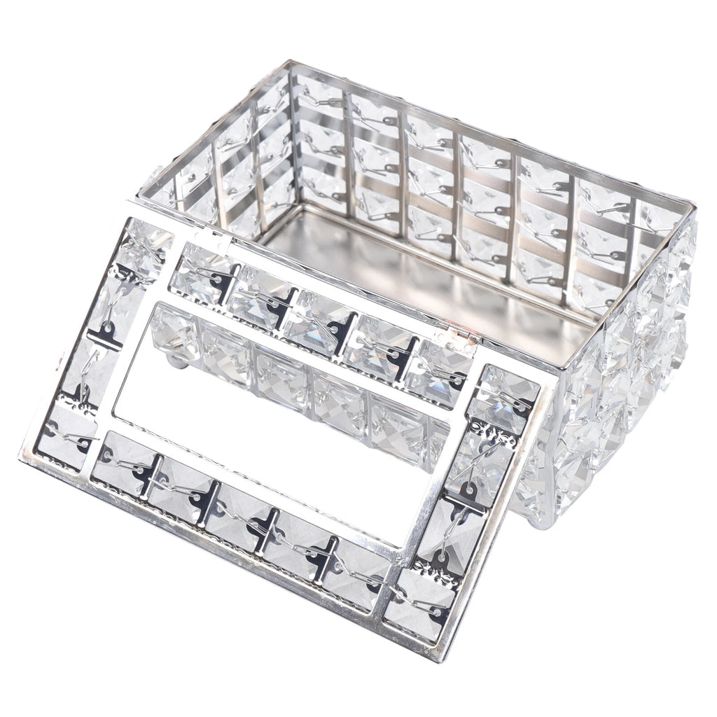 Rhinestone Rectangular Crystal Tissue Box Napkin Case Paper Tissue Holder Box US | eBay