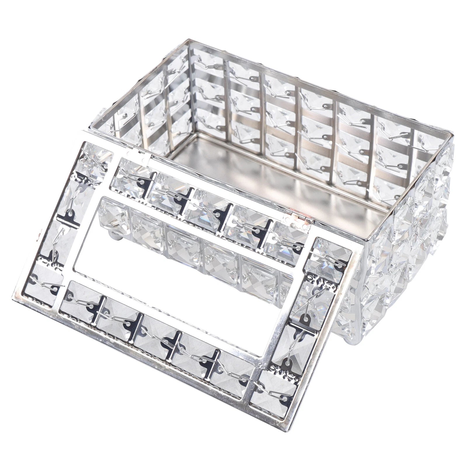 Rhinestone Rectangular Crystal Tissue Box Napkin Case Paper Tissue Holder Box US | eBay