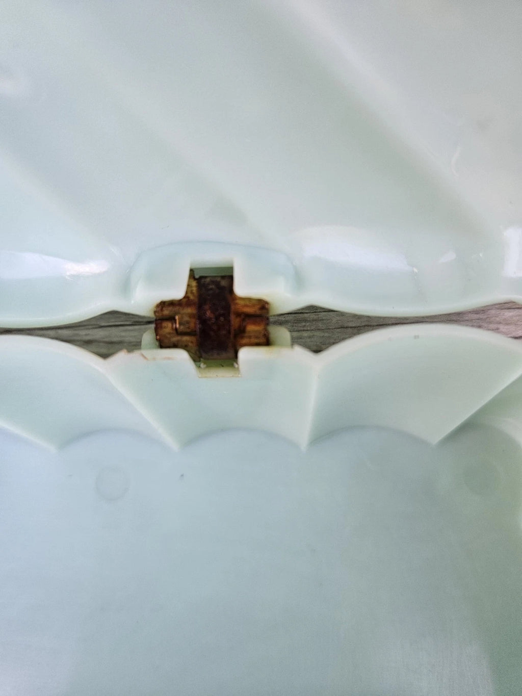 Vtg 60s Menda Co. Tissue Box Holder Cover Rectangle Mint Foam Green Floral Photo | eBay