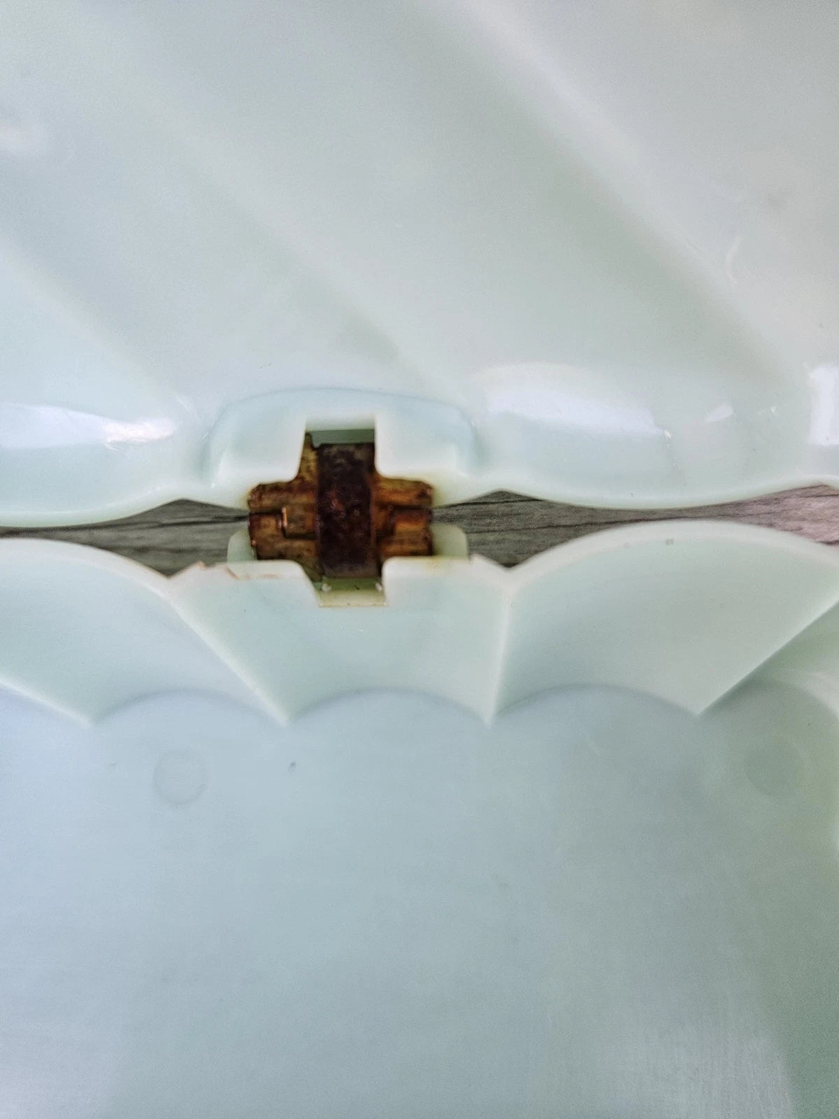 Vtg 60s Menda Co. Tissue Box Holder Cover Rectangle Mint Foam Green Floral Photo | eBay