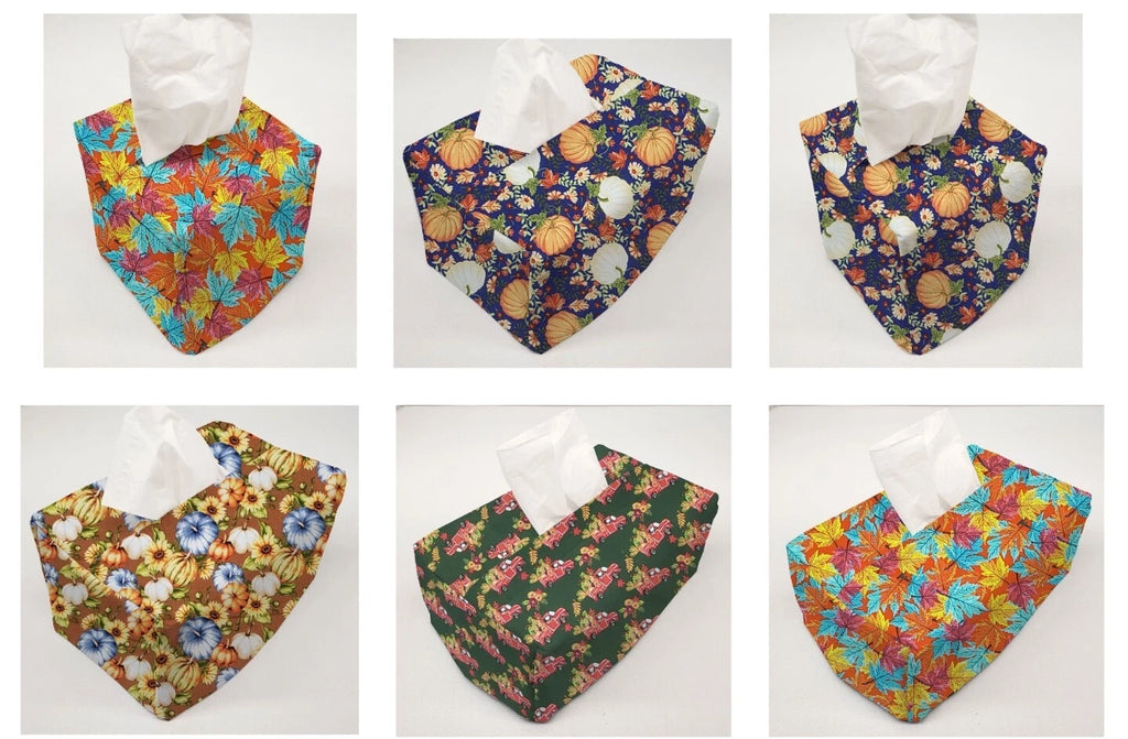 Fall Harvest Tissue Box Cover (4 Colors Available) | eBay