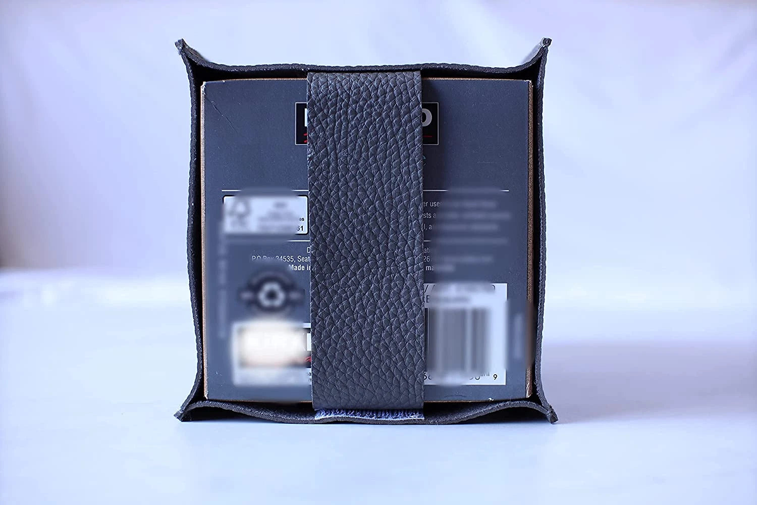 Tissue Box Cover Holder, Square with Bottom Belt by - PU Leather Decorative | eBay