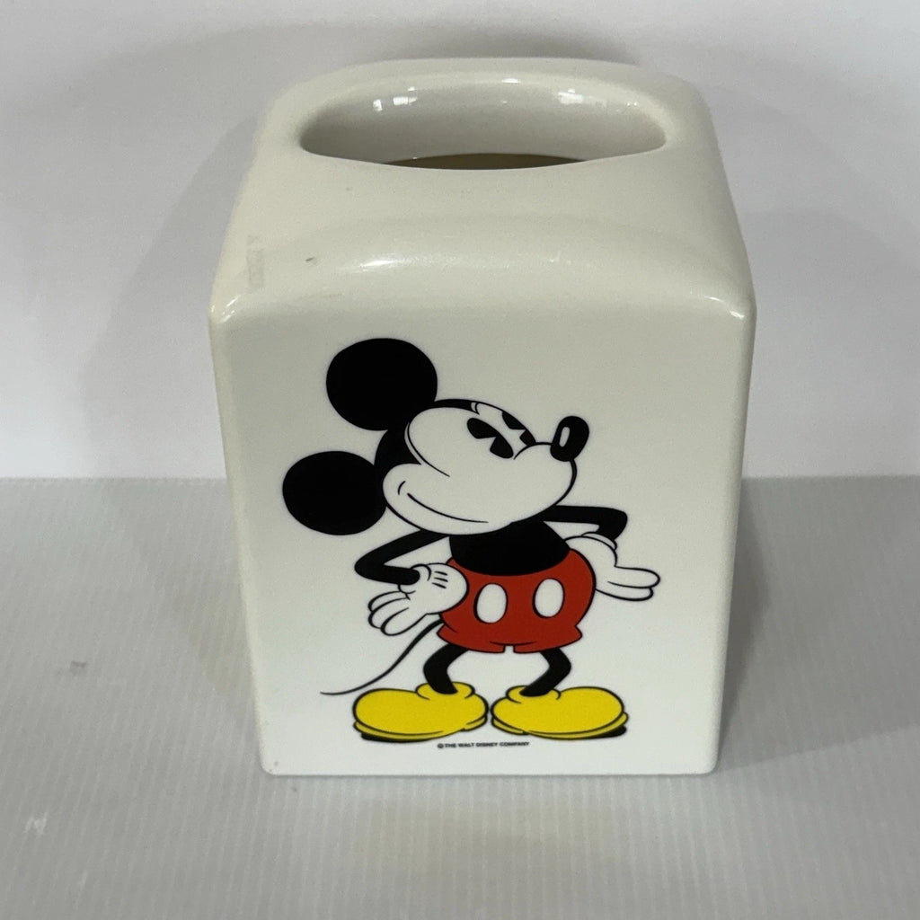 Vintage Walt Disney Classic Mickey Mouse Tissue Box Cover Holder Square Plastic | eBay
