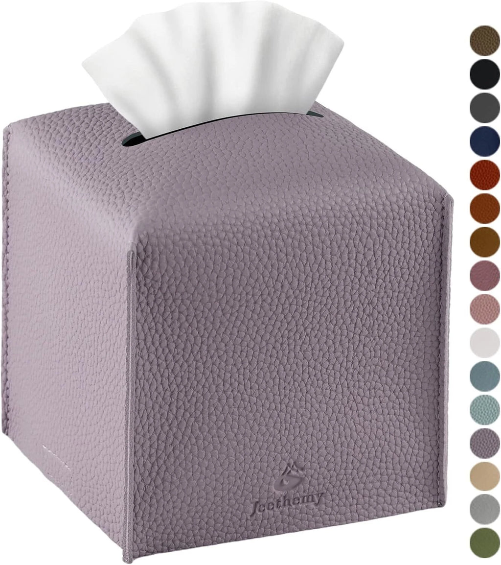 PU Leather Tissue Box Covers – Modern Square Holders for Home, Office & Bathroom | eBay