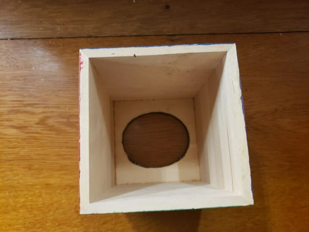 Vintage Wooden Walt Disney Mickey Mouse Goofy + Tissue Box Cover Holder Square | eBay