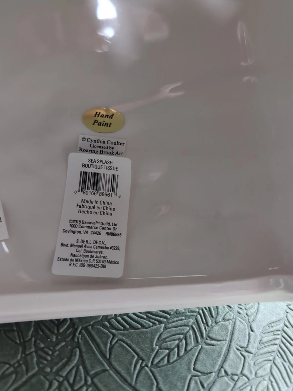 Cynthia Coulter Sea Splash Boutique Tissue Box Cover Hand-Painted Mermaid Rare | eBay