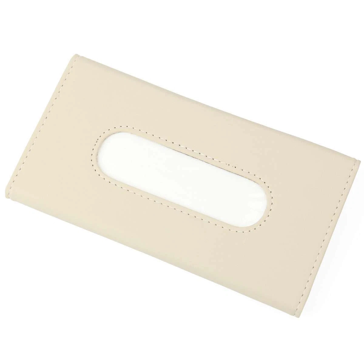 Car Tissue Box Holder For Sun Visor, Car Leather Tissue box (Black/Khaki) | eBay