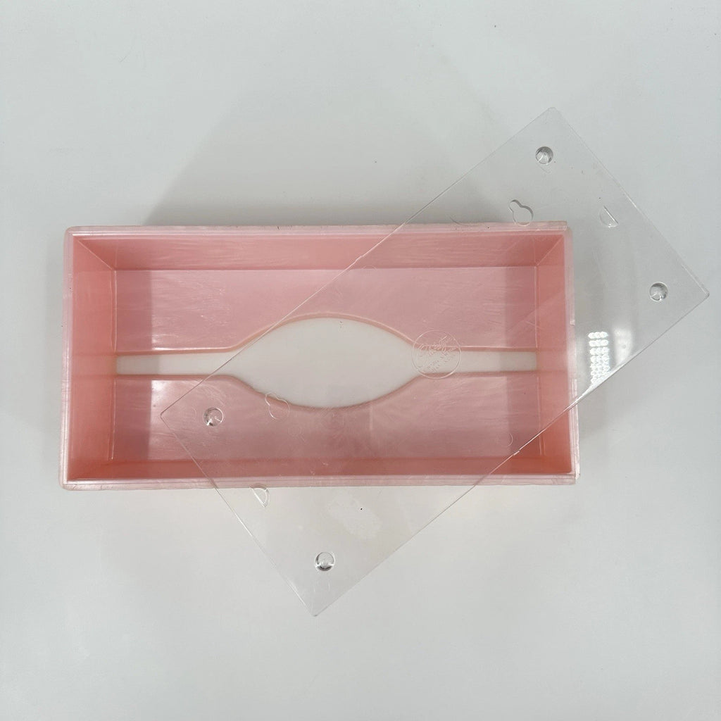 Vintage MCM Celebrity Pink Starburst Tissue Box Holder Acrylic Lucite Plastic | eBay
