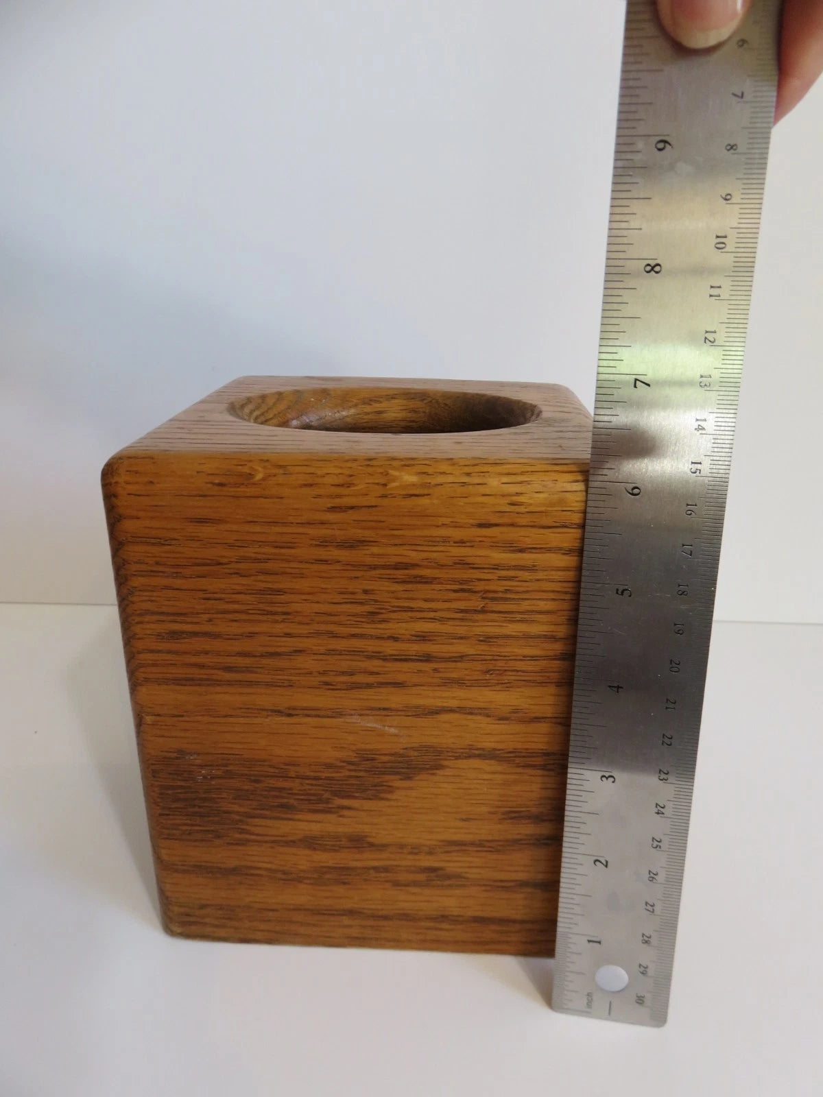 Vintage Wood Tissue Box Square Cover 6" H x 5.25" W | eBay