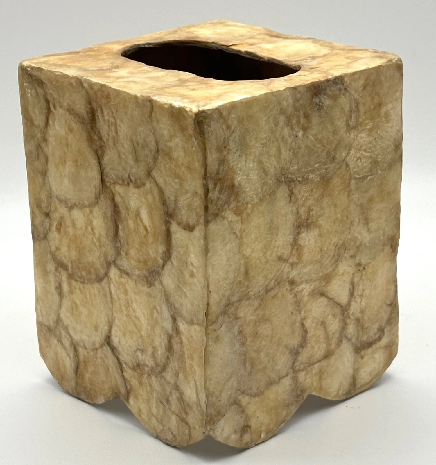 Vintage Capiz Shell Tissue Box Cover Nautical Philippines, Unique Bathroom Decor | eBay