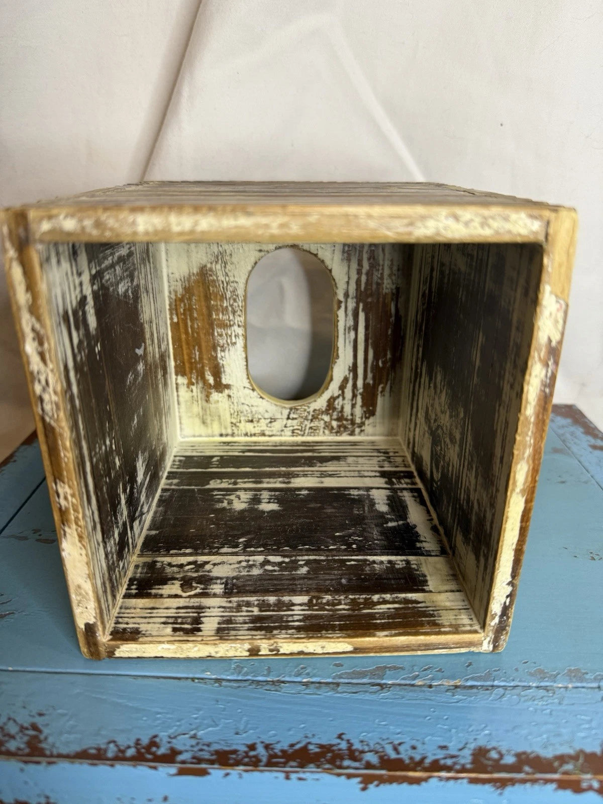 Rustic Torched Barn wood Tissue Box Cover Farm Decor | eBay