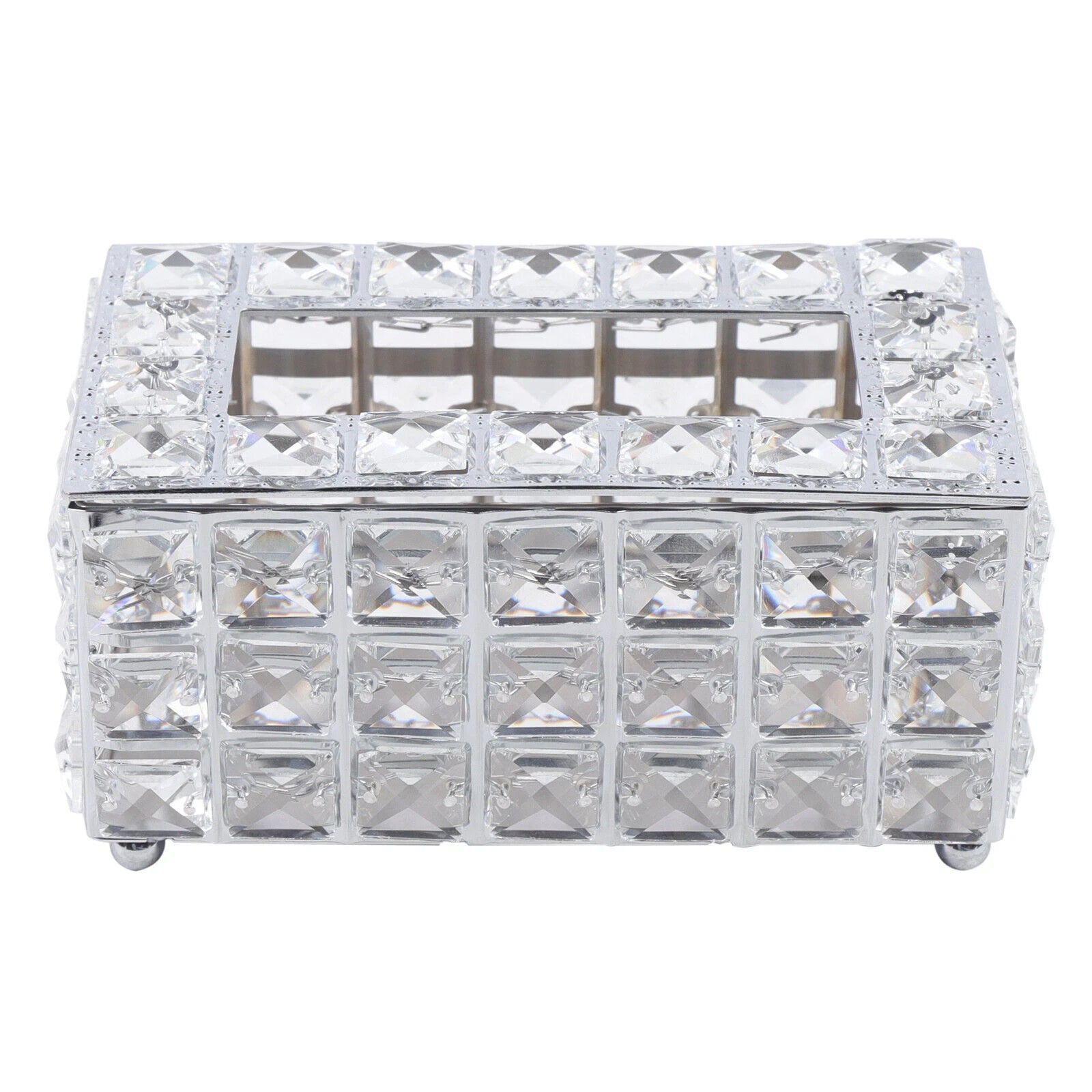 Rhinestone Rectangular Crystal Tissue Box Napkin Case Paper Tissue Holder Box US | eBay