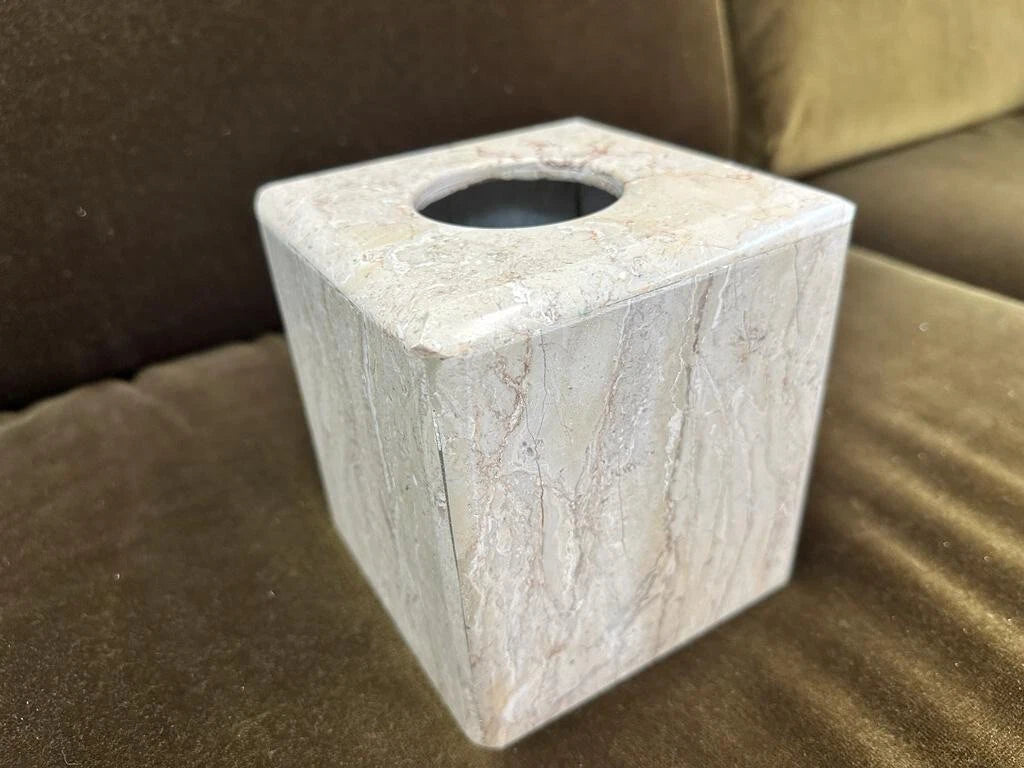 Marble Tissue Box Cover Holder Decor Bathroom Vanity Luxury | eBay