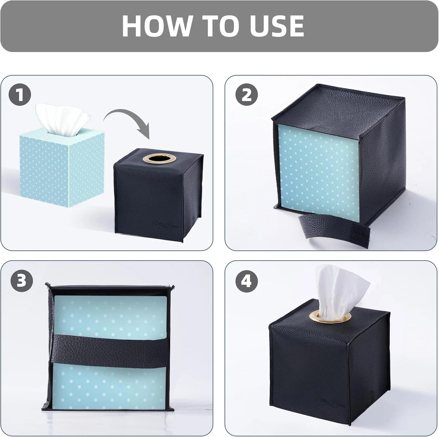 Household bathroom or office tissue square tissue box | eBay