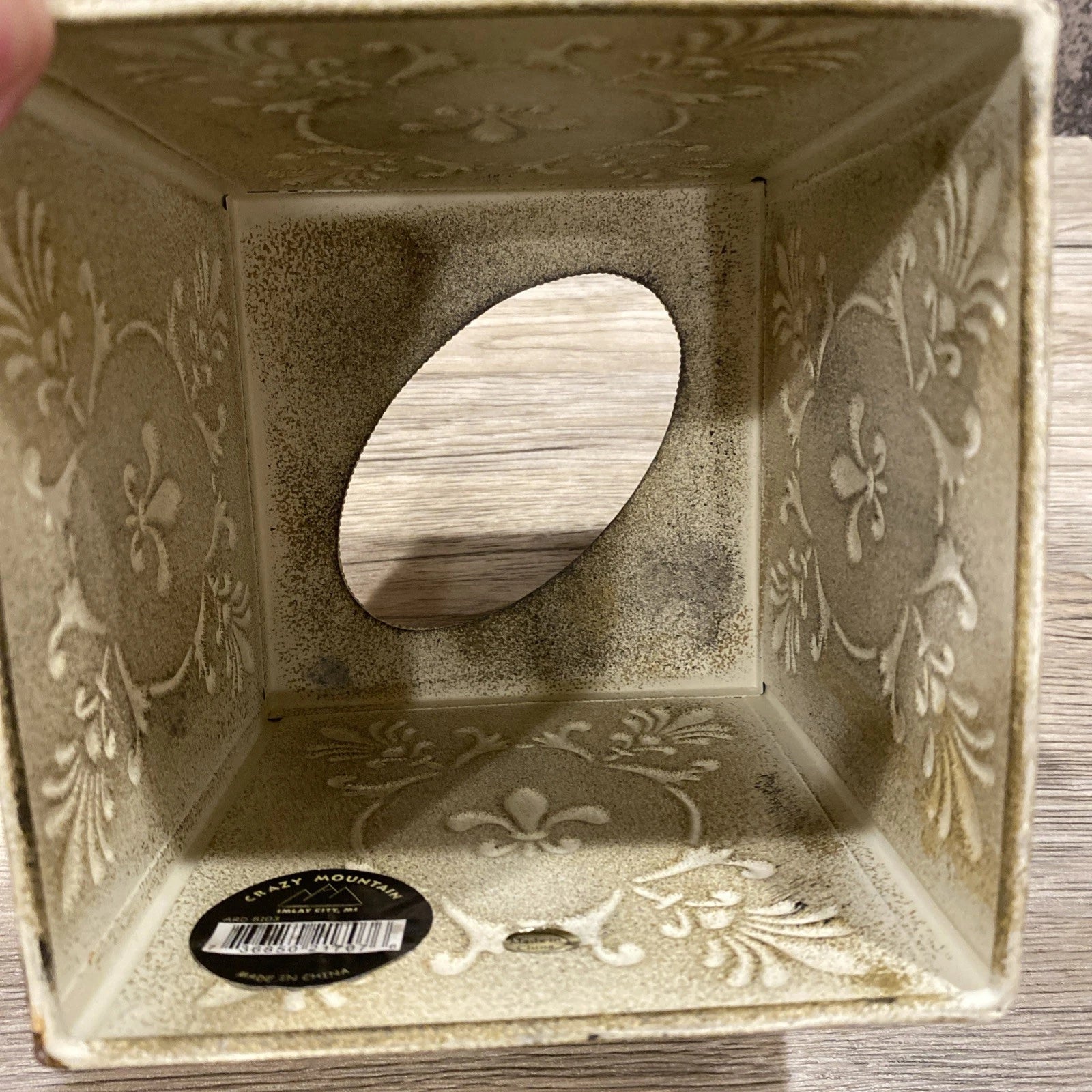 Decorative square tissue box holder from crazy mountain | eBay