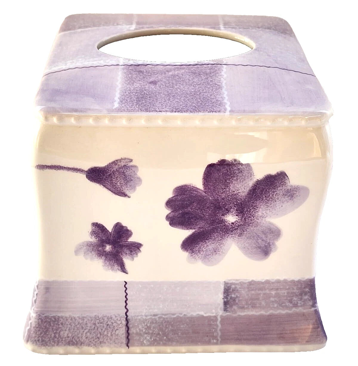 Ceramic Tissue Box Cover Bathroom Kleenex Accessories Facial Tissue Holder | eBay