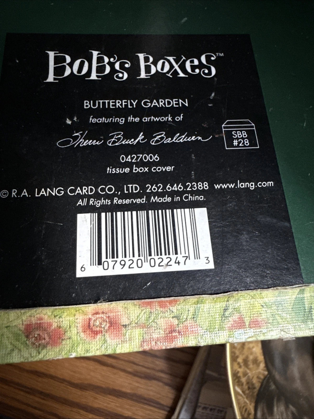 Lang Bob’s Boxes Nature’s Tapestry Tissue Box Cover Artwork Sherri Buck Baldwin | eBay