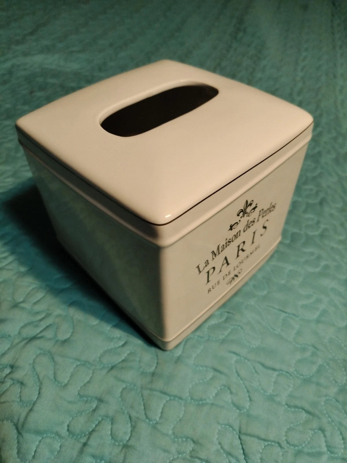 La Maison Des Perles Paris Rue De Lourmel Ceramic Tissue Box | eBay