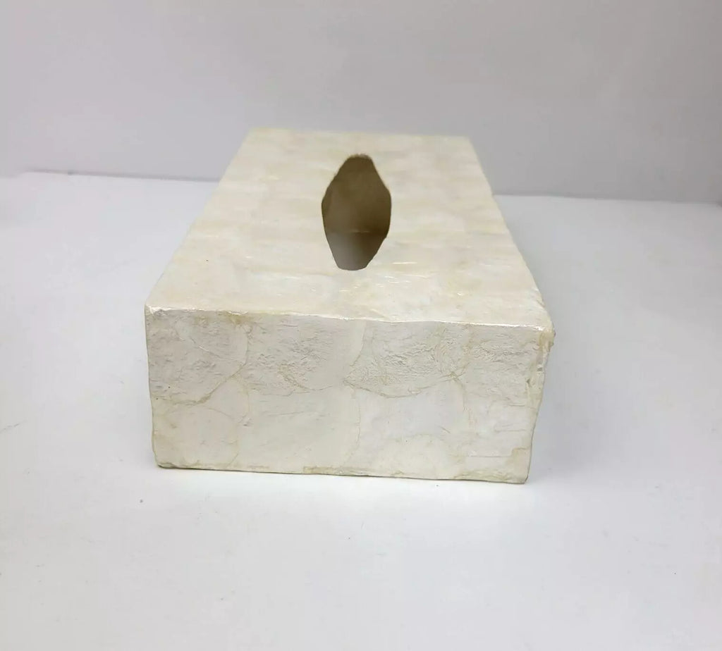 Natural Capiz Shell Rectangular Tissue Box Holder Cover 12.25" x 5.75" x 2.75" | eBay