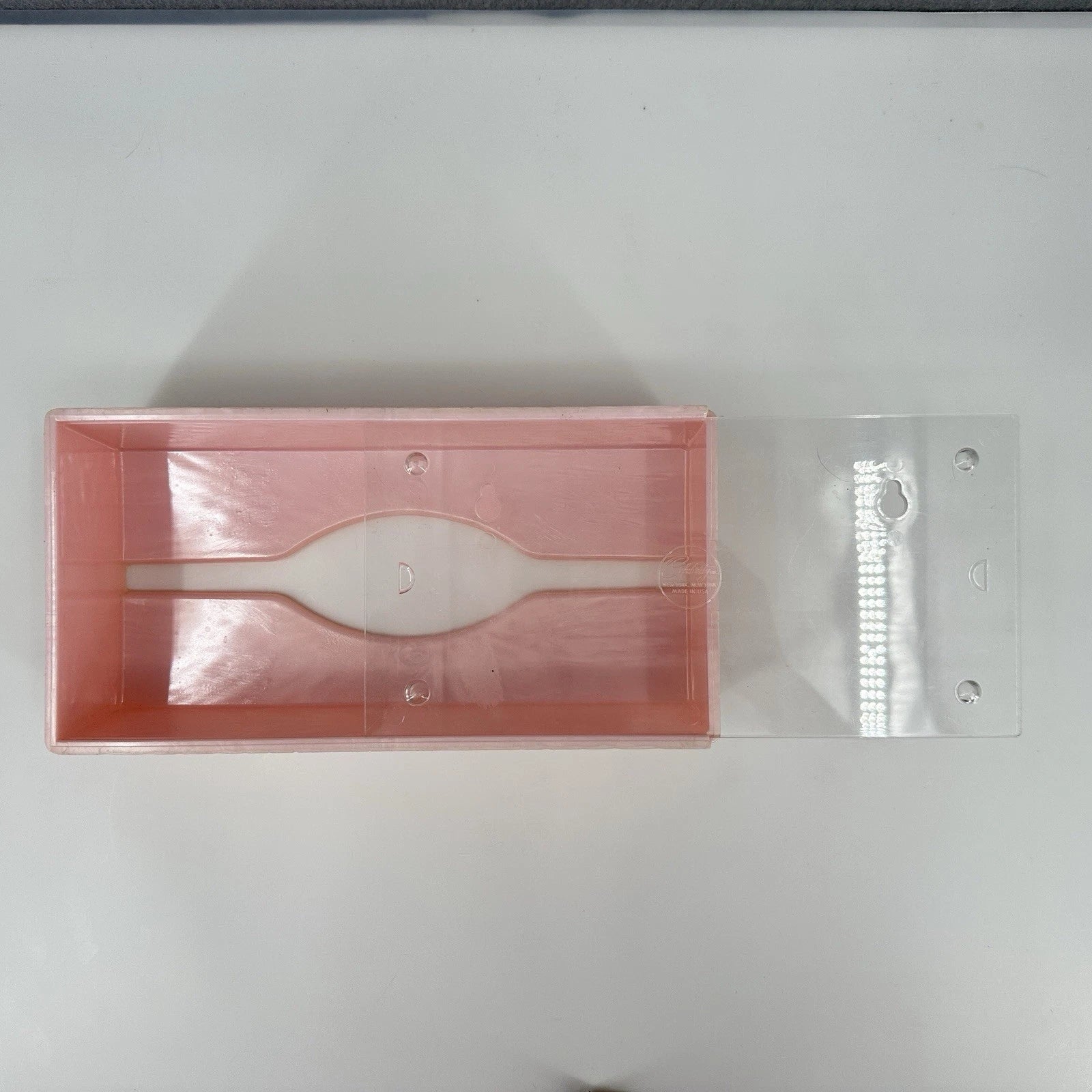 Vintage MCM Celebrity Pink Starburst Tissue Box Holder Acrylic Lucite Plastic | eBay