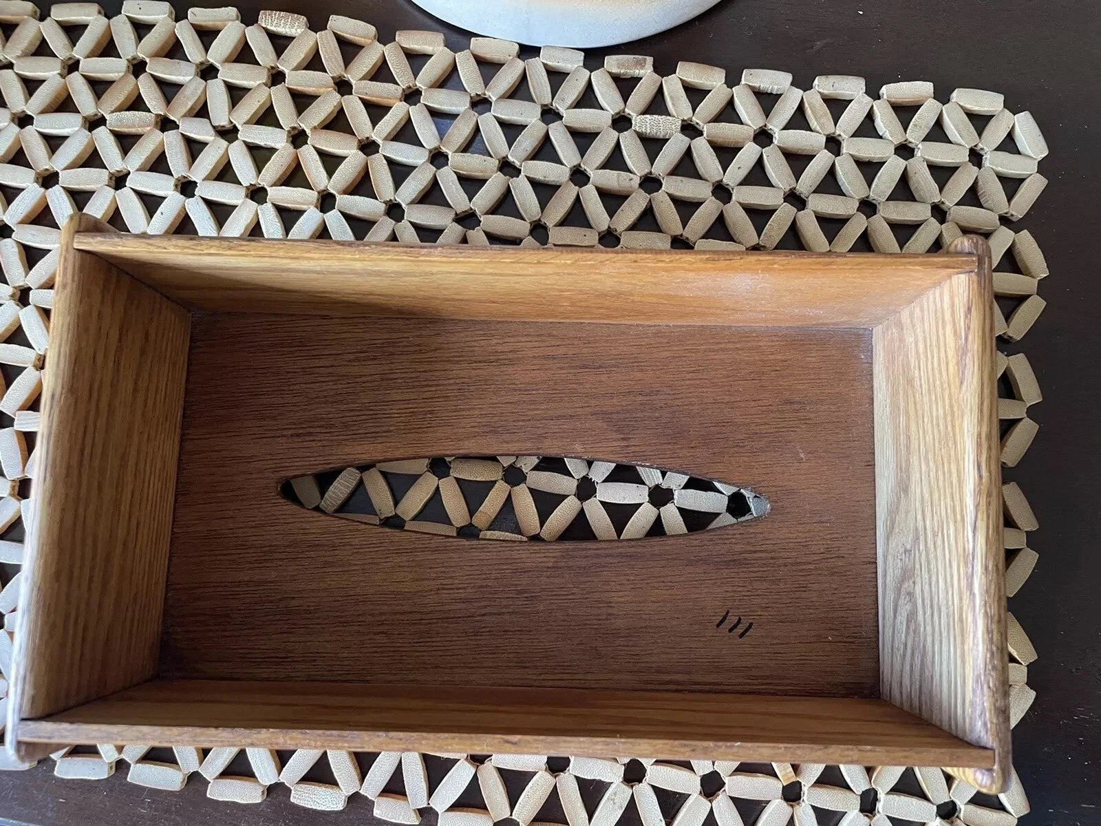 Wooden Tissue Box Cover, Vintage Style | eBay