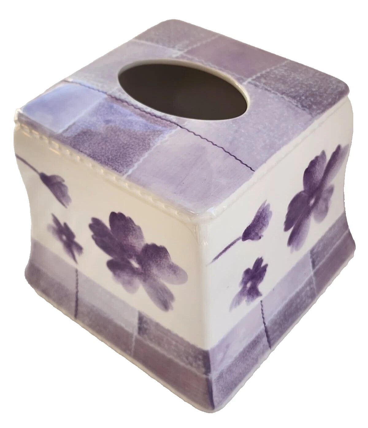 Ceramic Tissue Box Cover Bathroom Kleenex Accessories Facial Tissue Holder | eBay