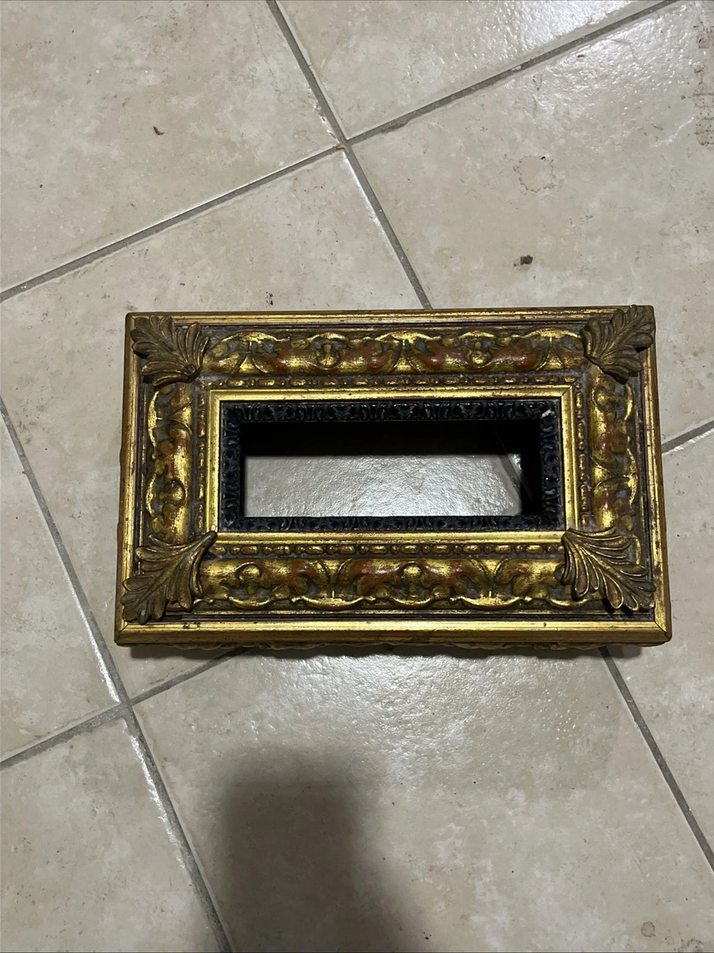 Gold Wooden Ornate Tissue Box Cover | eBay