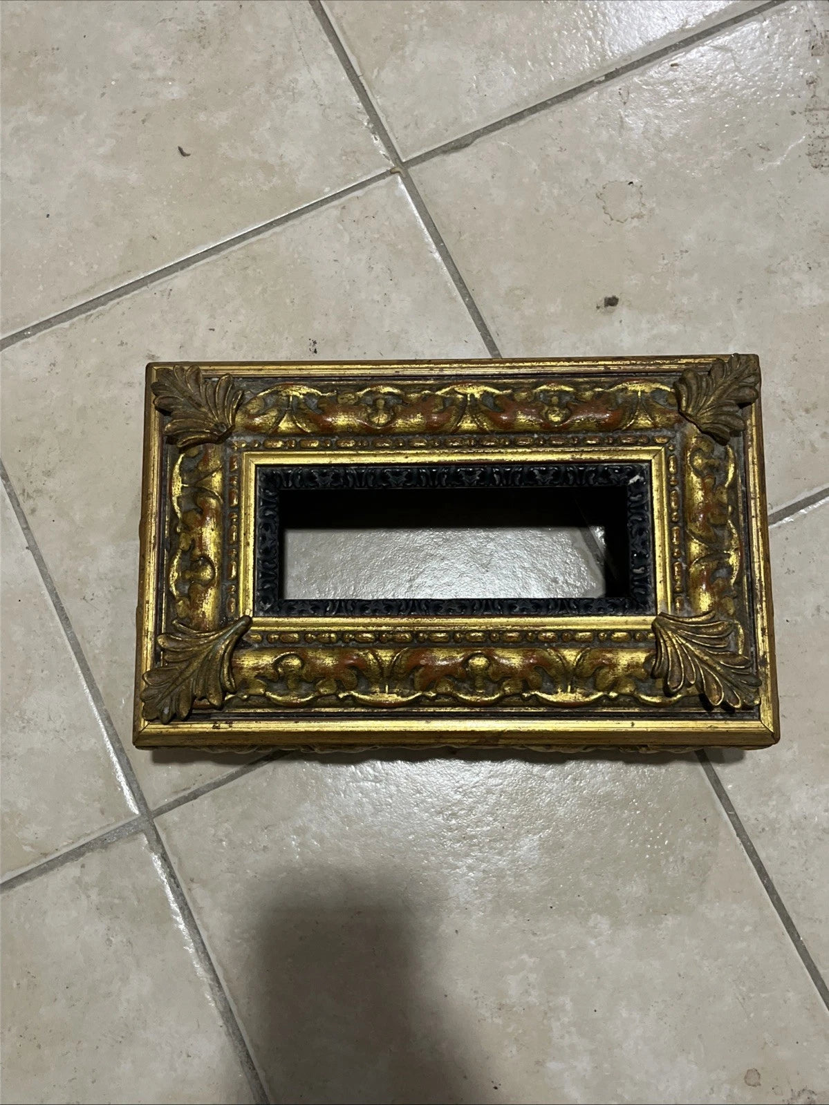 Gold Wooden Ornate Tissue Box Cover | eBay