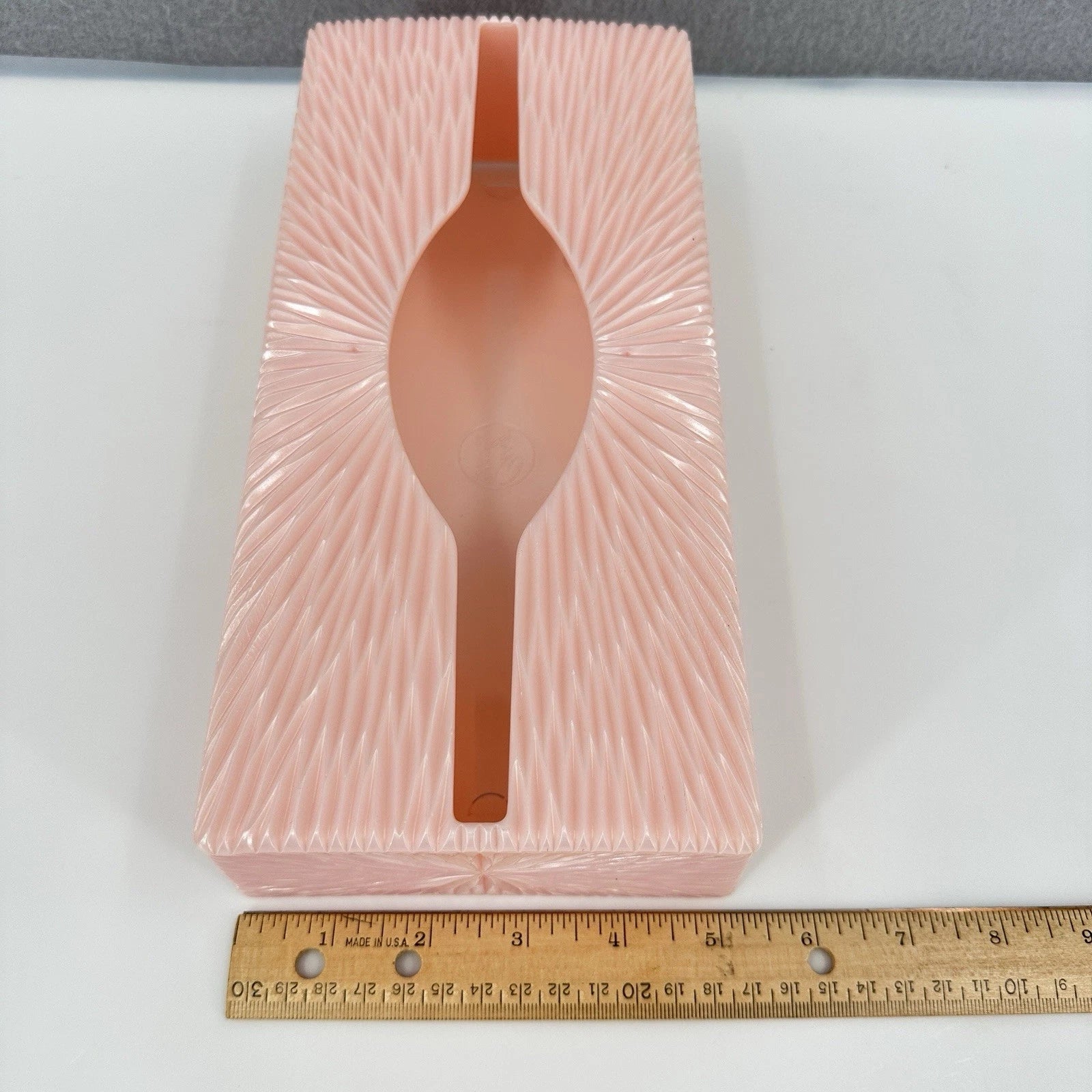 Vintage MCM Celebrity Pink Starburst Tissue Box Holder Acrylic Lucite Plastic | eBay