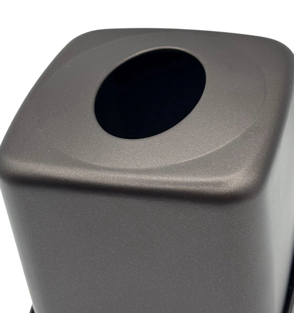 iDesign York Tissue Box Cover Brown Bronze Metal Square Countertop InterDesign | eBay