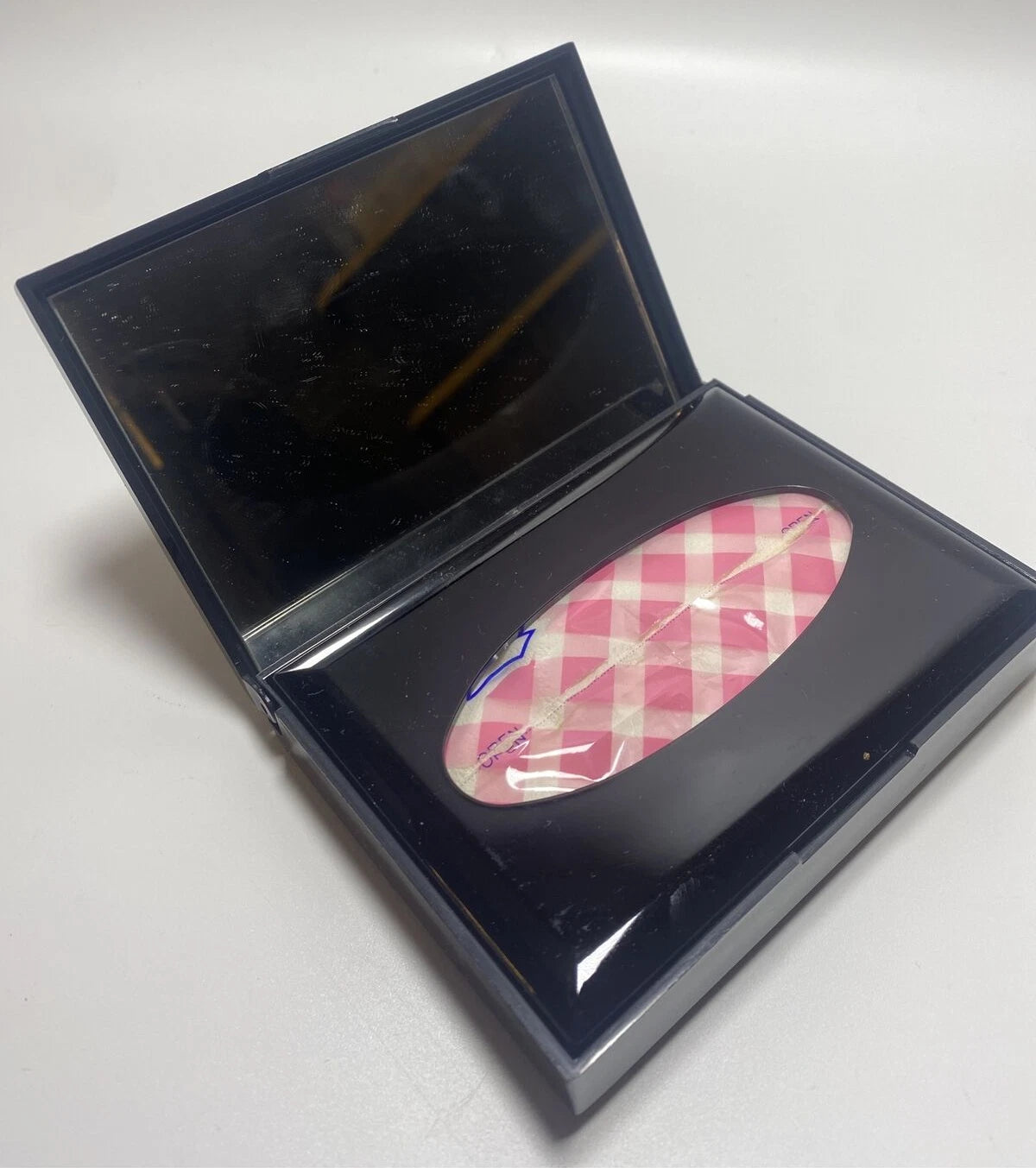 Vintage Black Floral Lacquer Design Travel Tissue Box With Mirror And Tissues | eBay