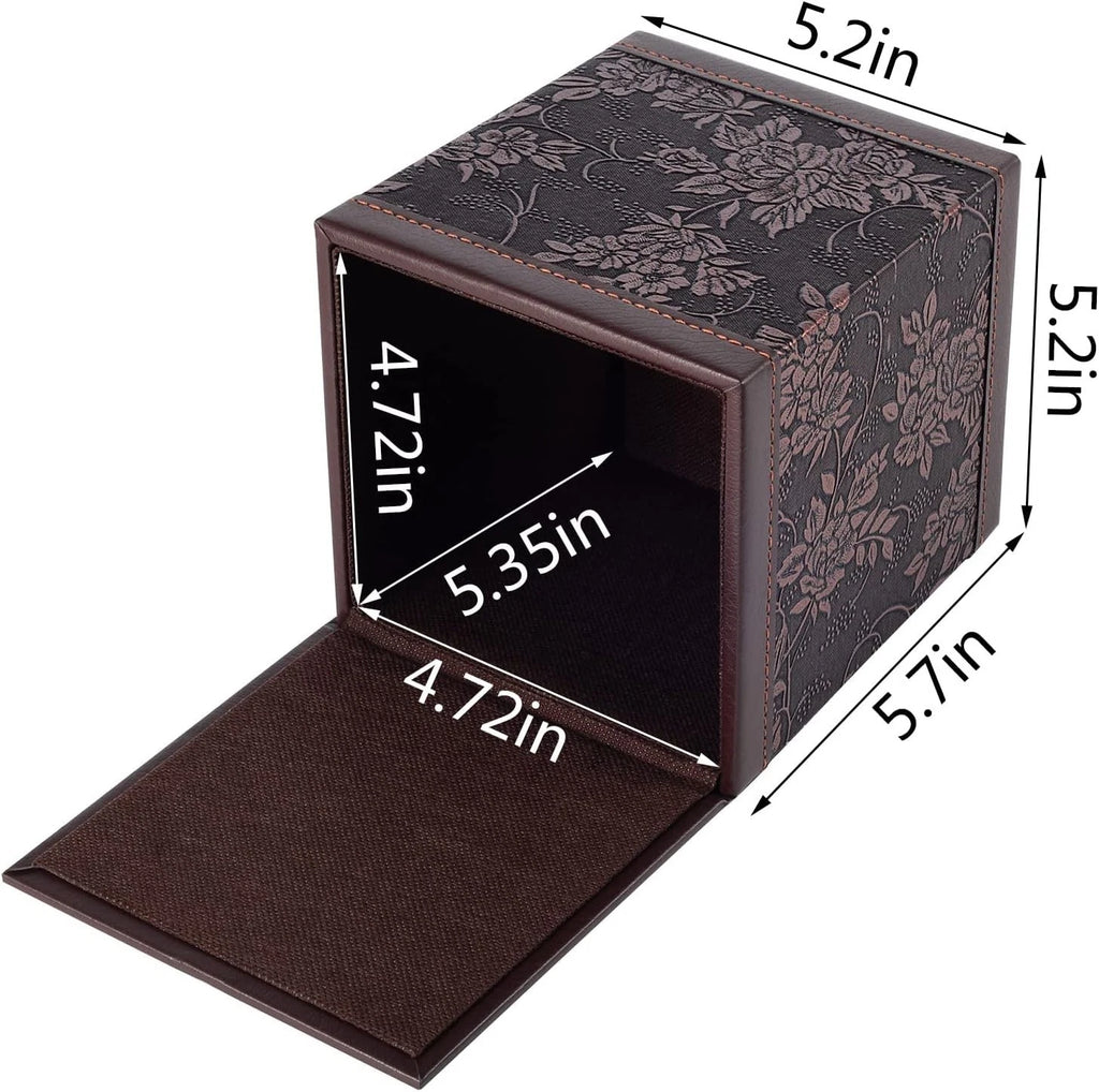Elegant Leather Tissue Box Cover – Modern Square Design with Magnet Closure | eBay