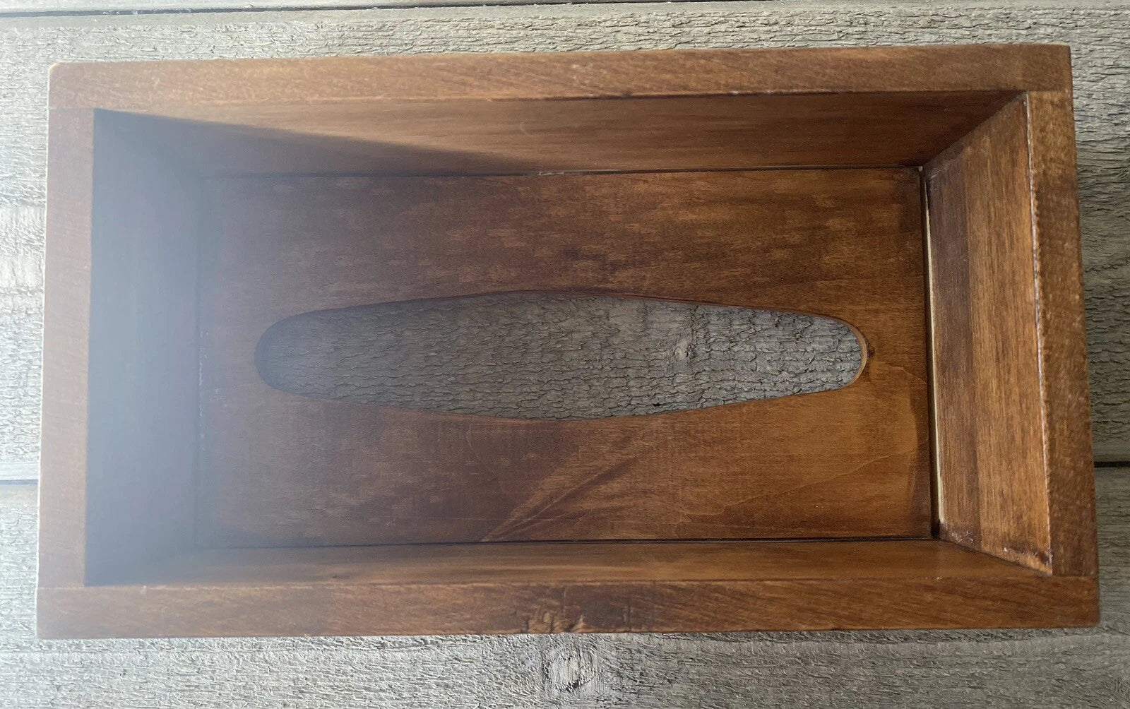 Vintage Hand Painted Tissue Box Cover Wood | eBay