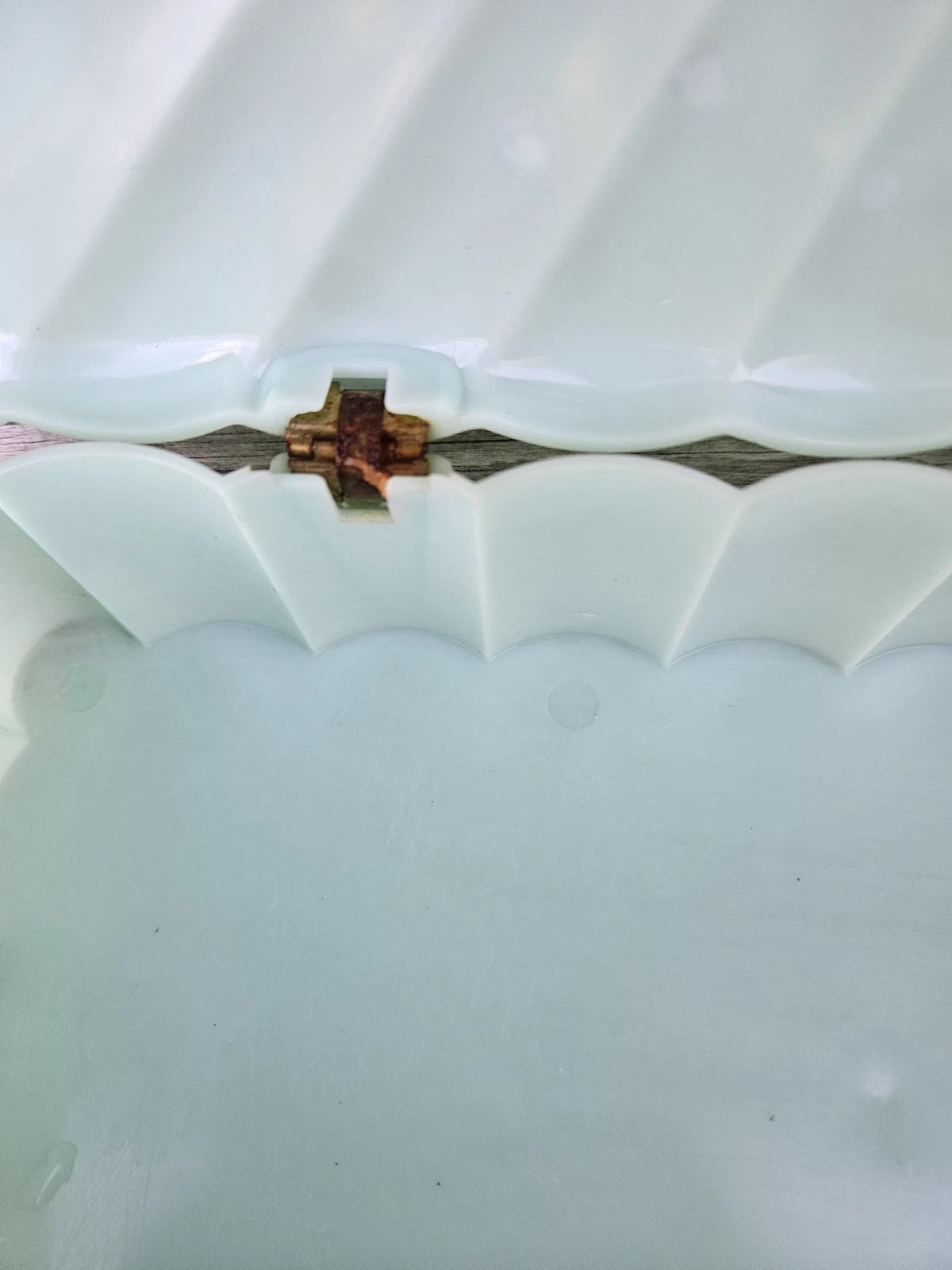 Vtg 60s Menda Co. Tissue Box Holder Cover Rectangle Mint Foam Green Floral Photo | eBay