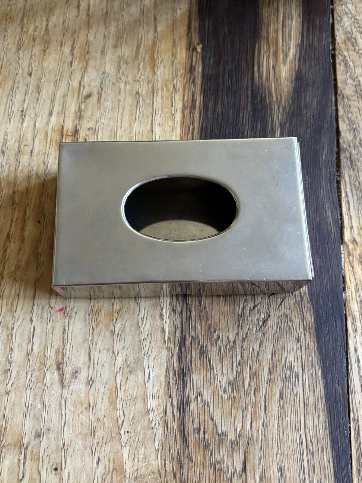 MCM Vintage Chrome or Nickel Plated Metal Facial Small Tissue Box Holder | eBay