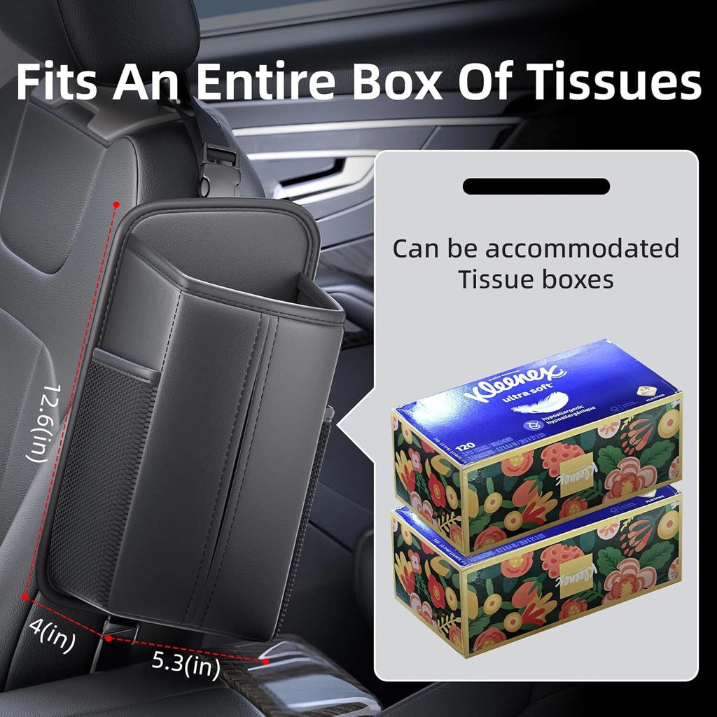 Car Tissue Holder for 120 Count Kleenex Box on Car Seat Side - Car Seat Storage | eBay