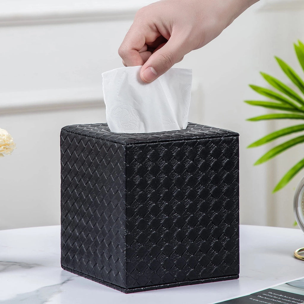Black Tissue Box Cover,Tissue Box Cover Square,Black Tissue Box Holders,Tissue | eBay