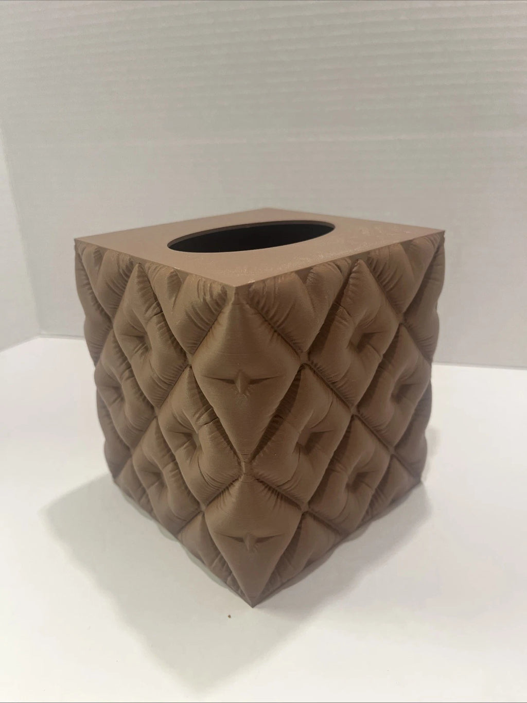 Tissue Box cover Holder Case Square Hard - Wood-look | eBay