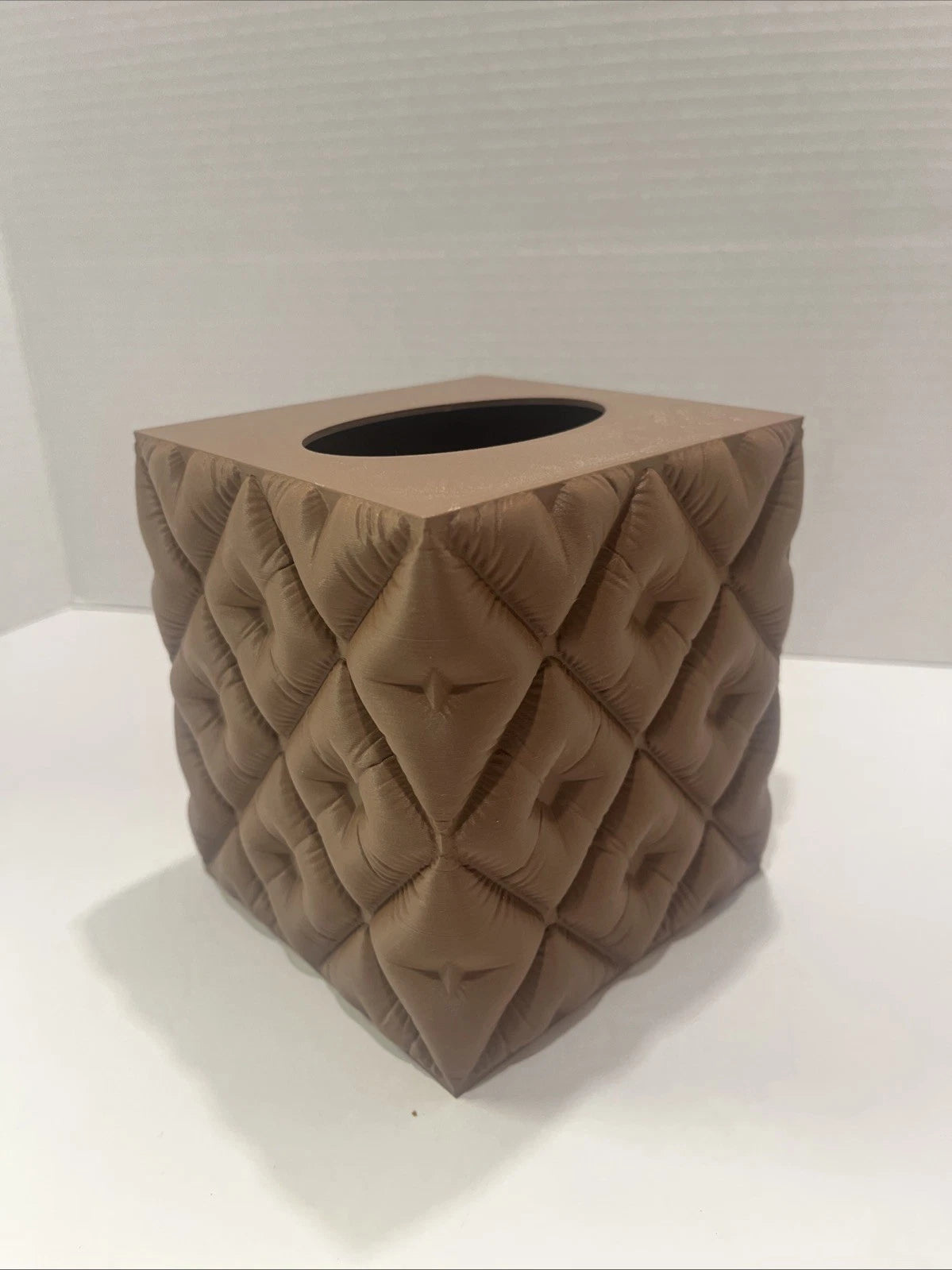 Tissue Box cover Holder Case Square Hard - Wood-look | eBay