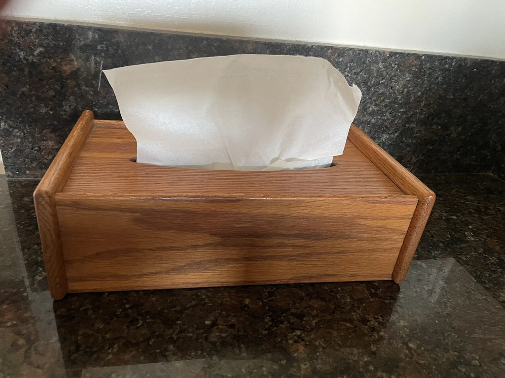 Wooden Tissue Box Cover, Vintage Style | eBay