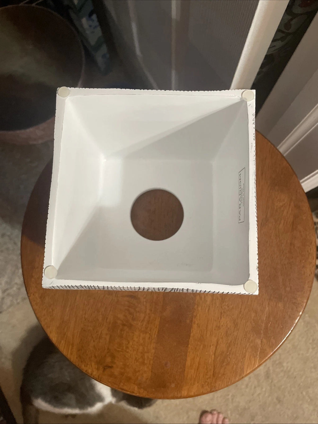 Paradigm Trends Embossed Porcelain Woven Raffia Pattern Tissue Box Cover | eBay