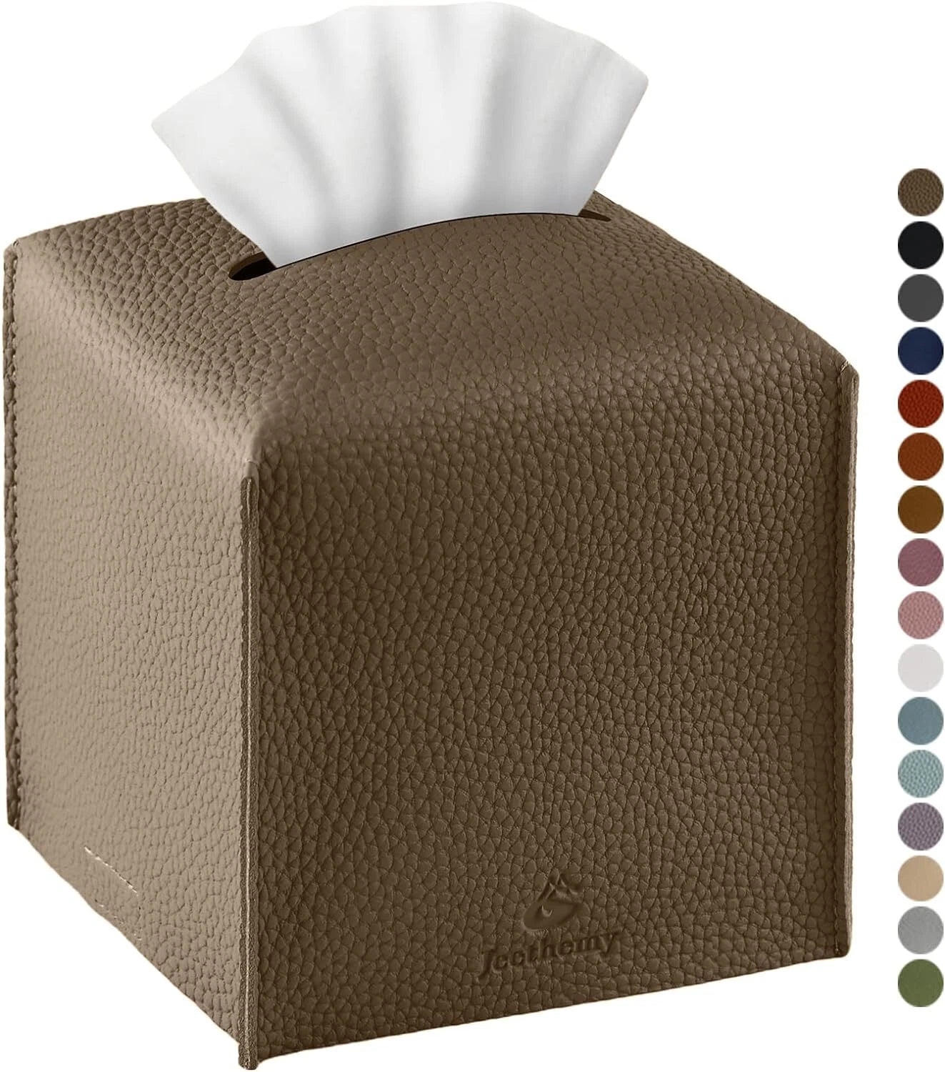 PU Leather Tissue Box Covers – Modern Square Holders for Home, Office & Bathroom | eBay