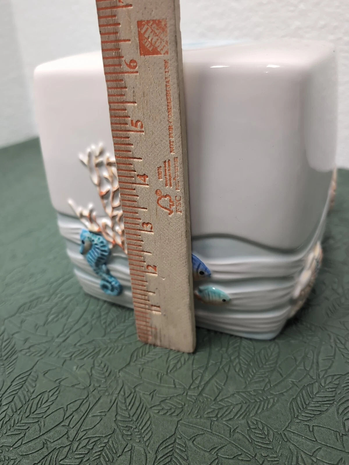 Cynthia Coulter Sea Splash Boutique Tissue Box Cover Hand-Painted Mermaid Rare | eBay