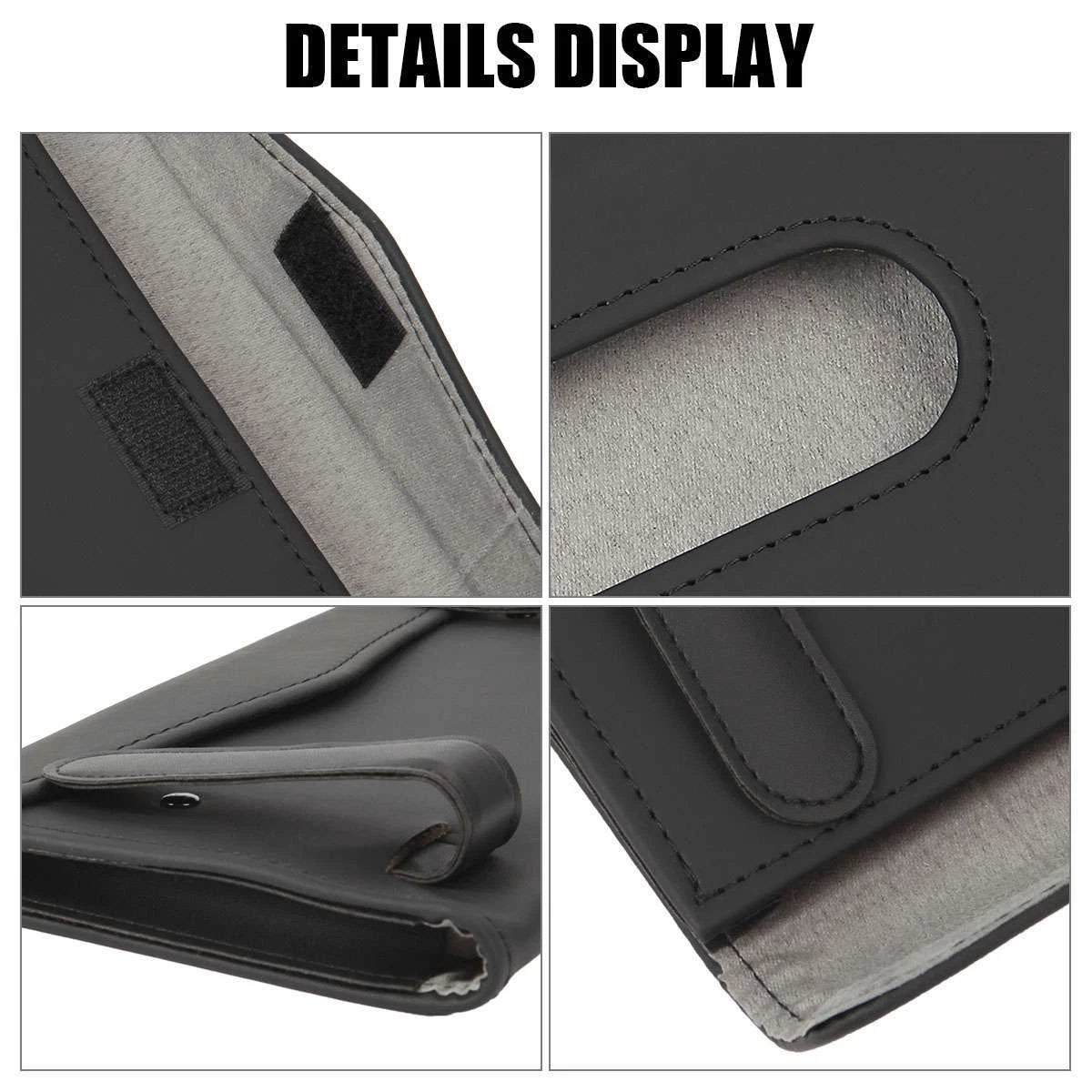 Car Tissue Box Holder For Sun Visor, Car Leather Tissue box (Black/Khaki) | eBay