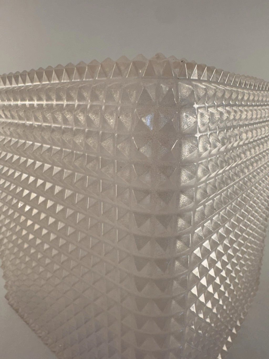 Mike Ally Iridescent Clear/White Quill Diamond Tissue Box Cover Holder | eBay