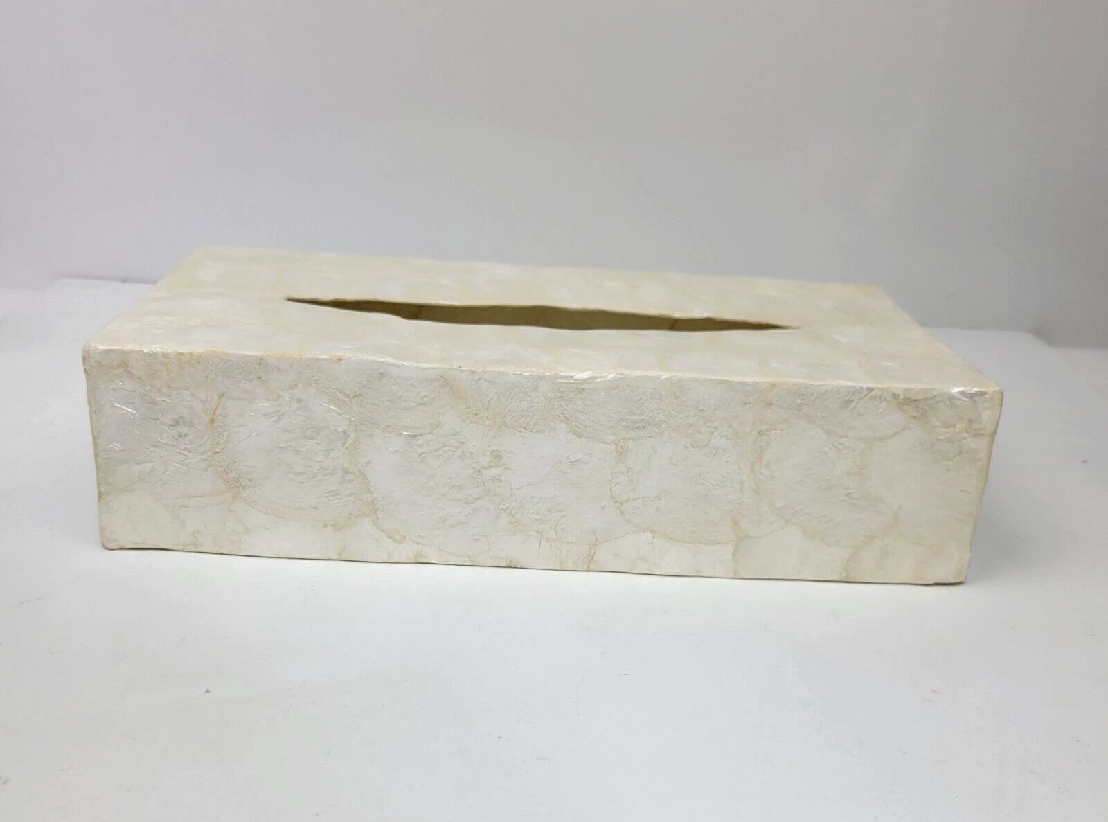 Natural Capiz Shell Rectangular Tissue Box Holder Cover 12.25" x 5.75" x 2.75" | eBay