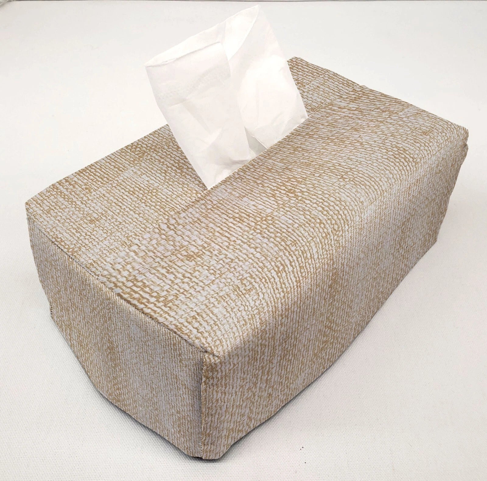 Faux Burlap Tissue Box Cover (8 Colors Available) | eBay