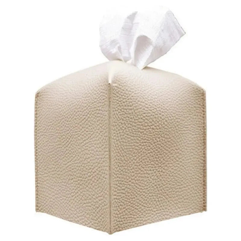 Tissue Box Cover, Refined Modern PU Leather Square Tissue Box Holder | eBay