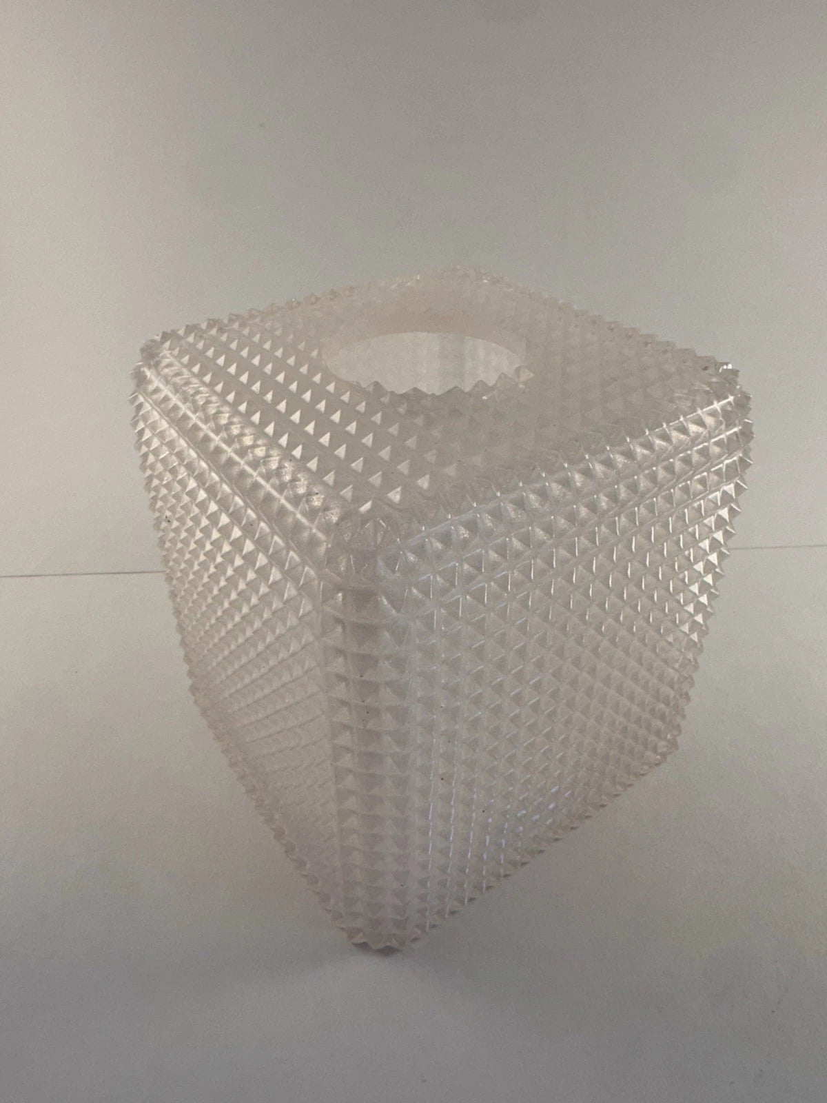 Mike Ally Iridescent Clear/White Quill Diamond Tissue Box Cover Holder | eBay